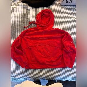 ALO Yoga Vibrant Red Hoodie Sweater